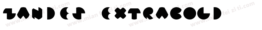 Zandes ExtraBold字体转换